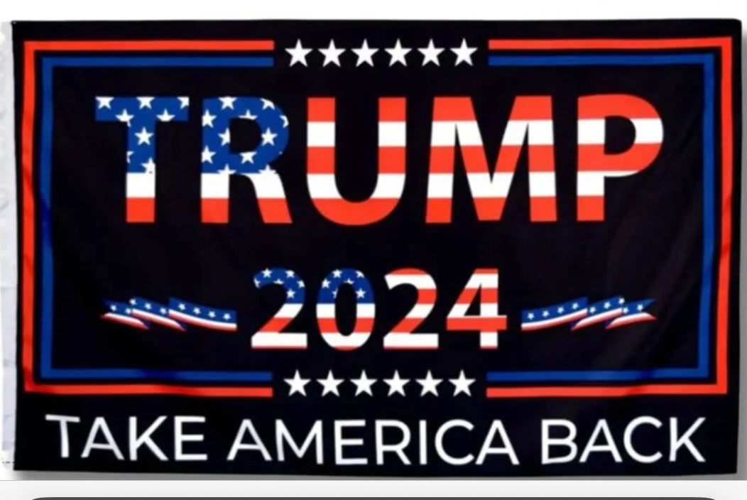 Bandiera Doppia Faccia 3x5 Ft Bandiera Doppia Faccia Trump 2024 3x5 Piedi - Bandiera Campagna Americana In Poliestere Adesivi Bandiera Italia - Foto 2