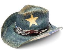 Load image into Gallery viewer, Patriotic Cowgirl Hat
