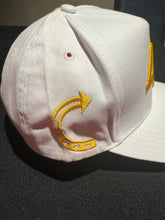 Load image into Gallery viewer, Celebrate the 47th President with the hat 47 -flag on one side &amp; turning point logo on other - white or red color choice . Available @ TrumGirl.com