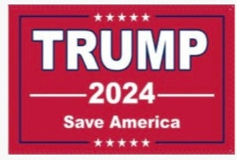 TRUMP 2024 Save America Flag