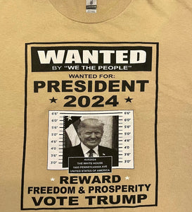 Wanted by We The People T-Shirt (2 colour choice’s) grey or tan