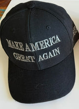 Load image into Gallery viewer, SALE ! Make America Great Again Hats!! 2 choices - Red “ Make America Great Again OR - Elon Musk Dark M.A.G.A.