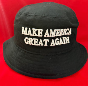 Black Bucket Hat ! “Make America Great Again”