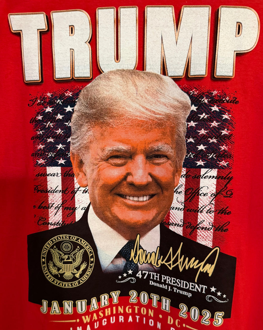 SALE !!!! THE MOST HISTORIC INAUGURATION!. Shirt. Order  yours now !!! Currently Only Available in 2X Red or 3X Black .