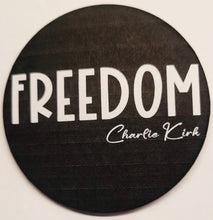 Load image into Gallery viewer, This is our Turning Point -Beautiful, Strong photos of Charlie Kirk 3” Pin/Button - Available@ TrumpGirl.com (set of 3 )
