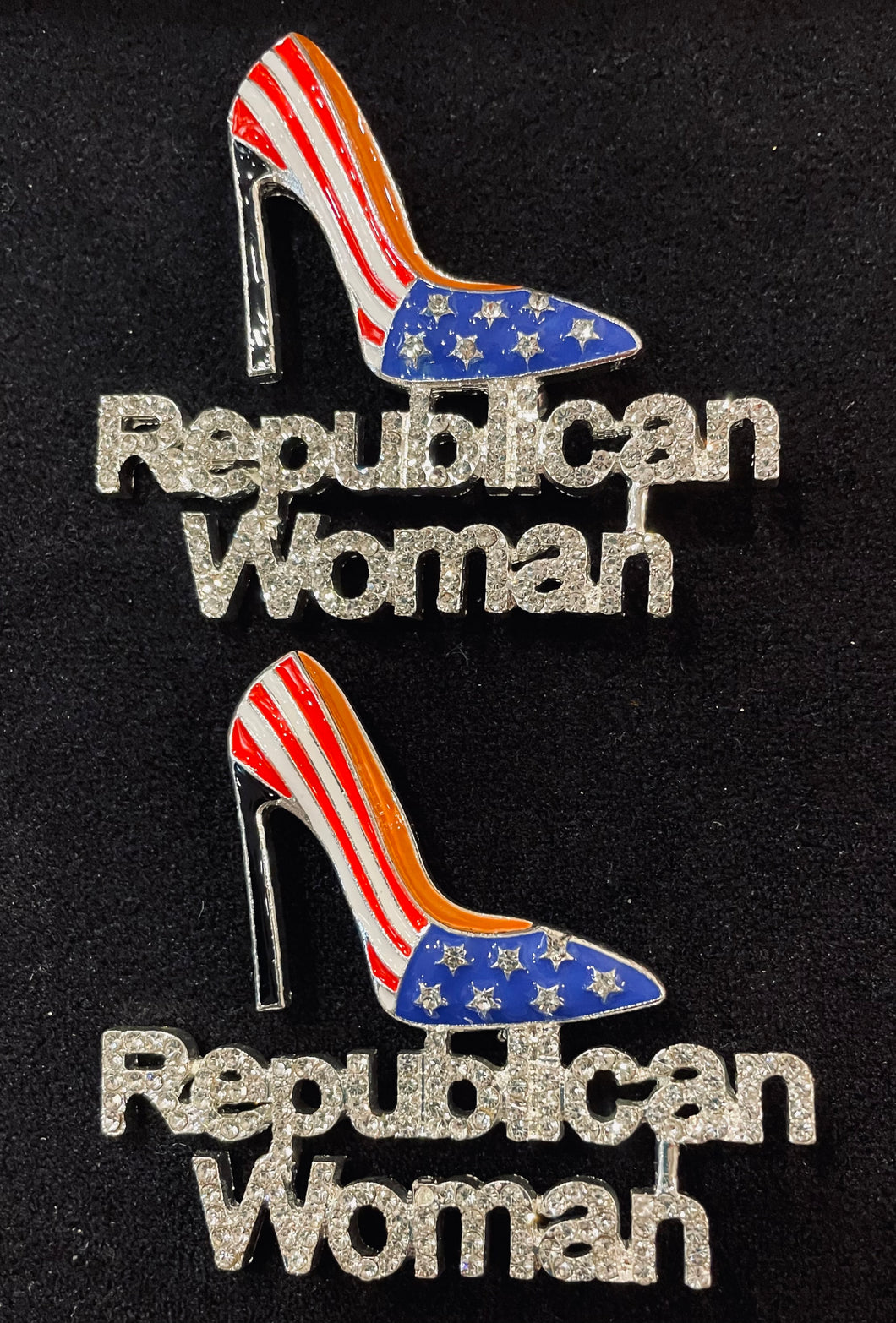 Republican Women Pin - Rhinestone
