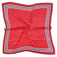 Load image into Gallery viewer, Classic Patriotic Star Pattern Print Square Scarf