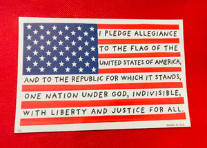 Magnetic “I Pledge Allegiance…..”