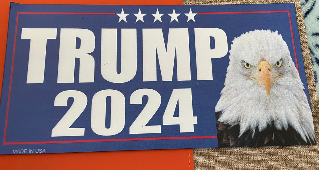 TRUMP 2024 Magnet Set of 3-Size 4” x 8”