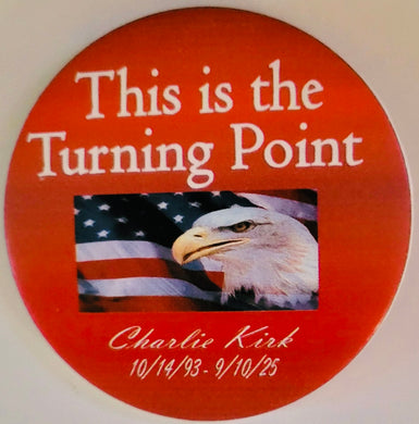 This is the Turning Point- Red with eagle. Available for purchase @ Trump.com