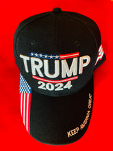 Load image into Gallery viewer, HATS- TRUMP 2024 “KEEP AMERICA GREAT” 4 Color Choices. Available for purchase @ TrumpGirl.com