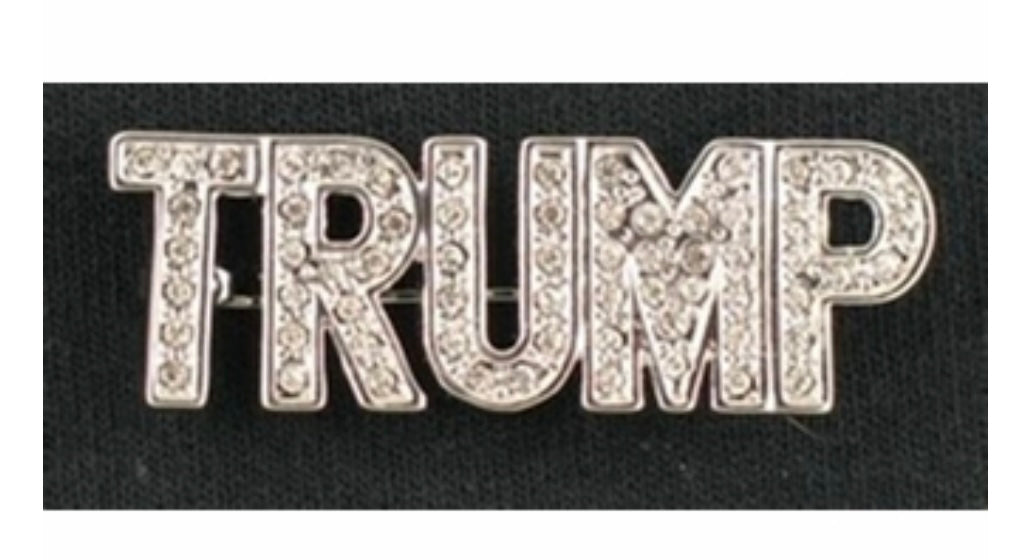 Trump Crystal Pin