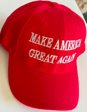 Load image into Gallery viewer, Make America Great Again Hats!! 2 choices - Red “ Make America Great Again OR - Elon Musk Dark M.A.G.A.