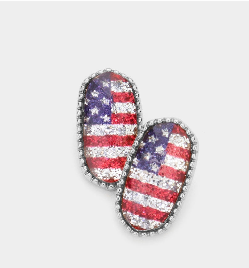 Flag Earrings