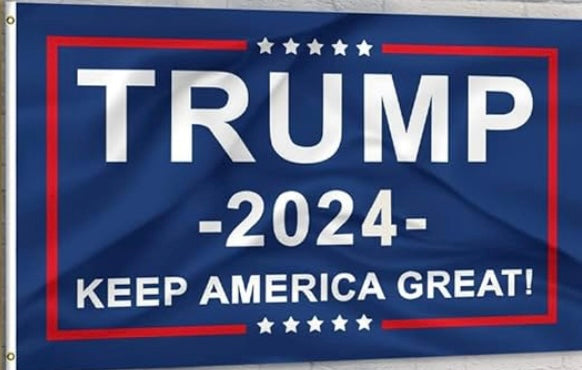 6’ X 10’ Flag ! “Trump 2024 Keep America Great” With Grommets