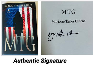 AUTHENTICALLY SIGNED by Marjorie Taylor Greene’s Hardcover Book- MJT