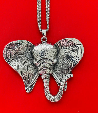 Large Beautiful Elephant Necklace