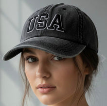 Load image into Gallery viewer, USA Embroidered Baseball Cap