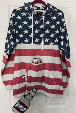 Patriotic “Tailgate “ Hooded Sweatshirt “