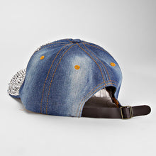 Load image into Gallery viewer, American USA Flag Studded Bling Baseball Hat