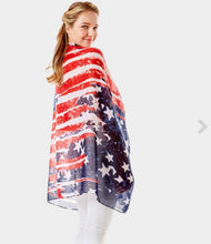 Load image into Gallery viewer, American Flag Oblong Scarf