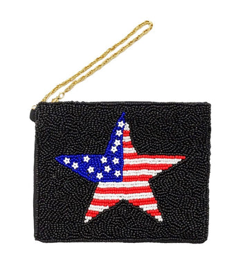 Star Bead Seed Mini Pouch