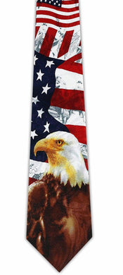 Patriotic Eagle Men’s Neck-Tie