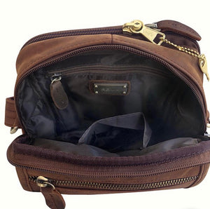 SALE Genuine Leather Vintage Feel Concealed Carry Hand Bag