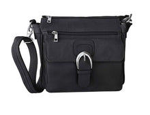 Load image into Gallery viewer, Buckle Genuine Leather Concealed Carry Handbag