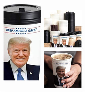 Trump Paper Cup ( 10 set )
