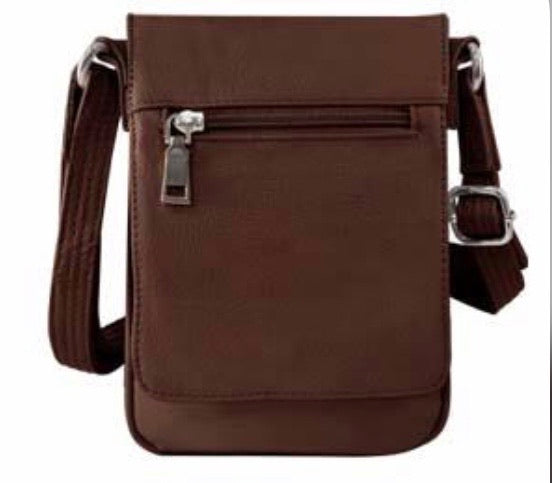 Black , Brown, or Red Medium Size Concealed Carry Hand Bag