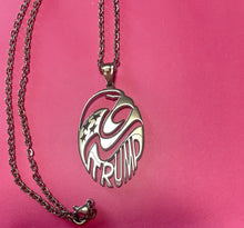 Load image into Gallery viewer, Custom Made Trump Pendant &amp; Chain